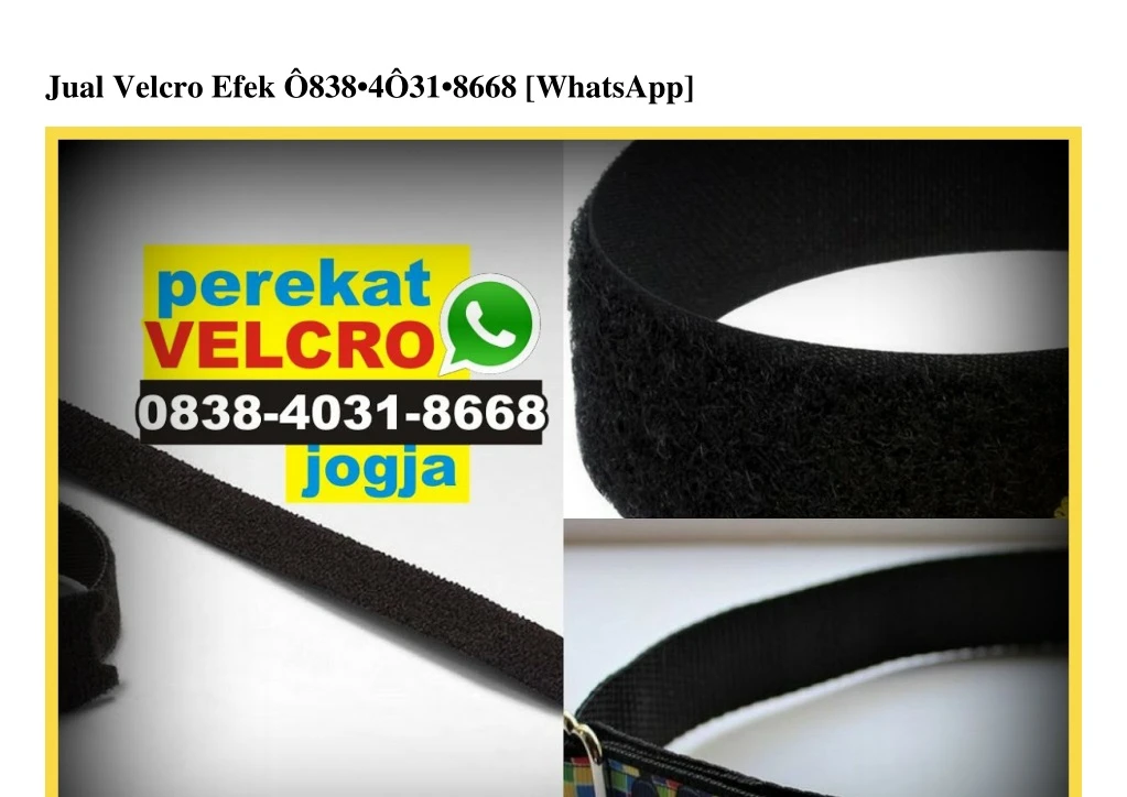 jual velcro efek 838 4 31 8668 whatsapp