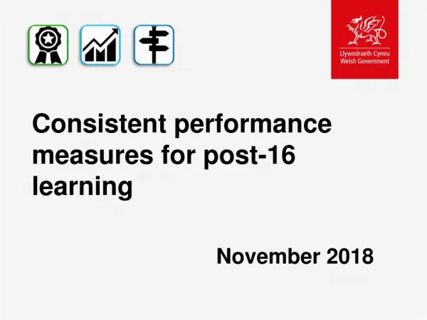 Consistent performance measures for post-16 learning
