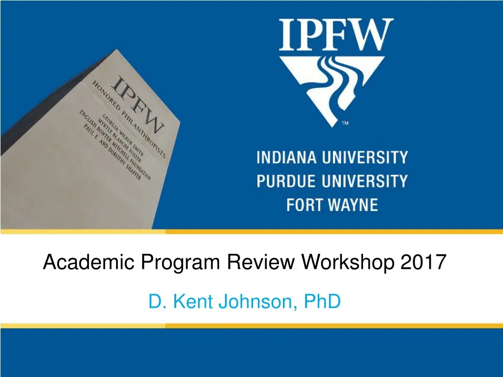 academic program review workshop 2017