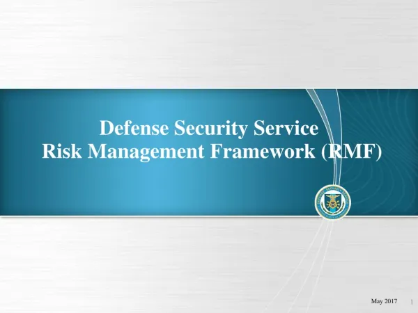 Risk Management Framework (RMF)