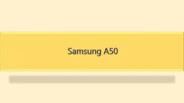 samsung a50