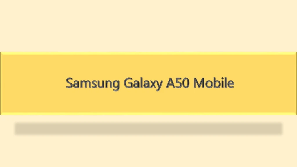 samsung galaxy a50 mobile