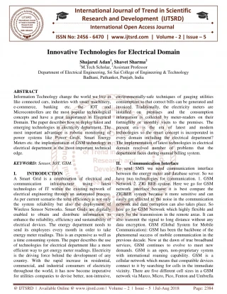 Innovative Technologies for Electrical Domain - slide 1