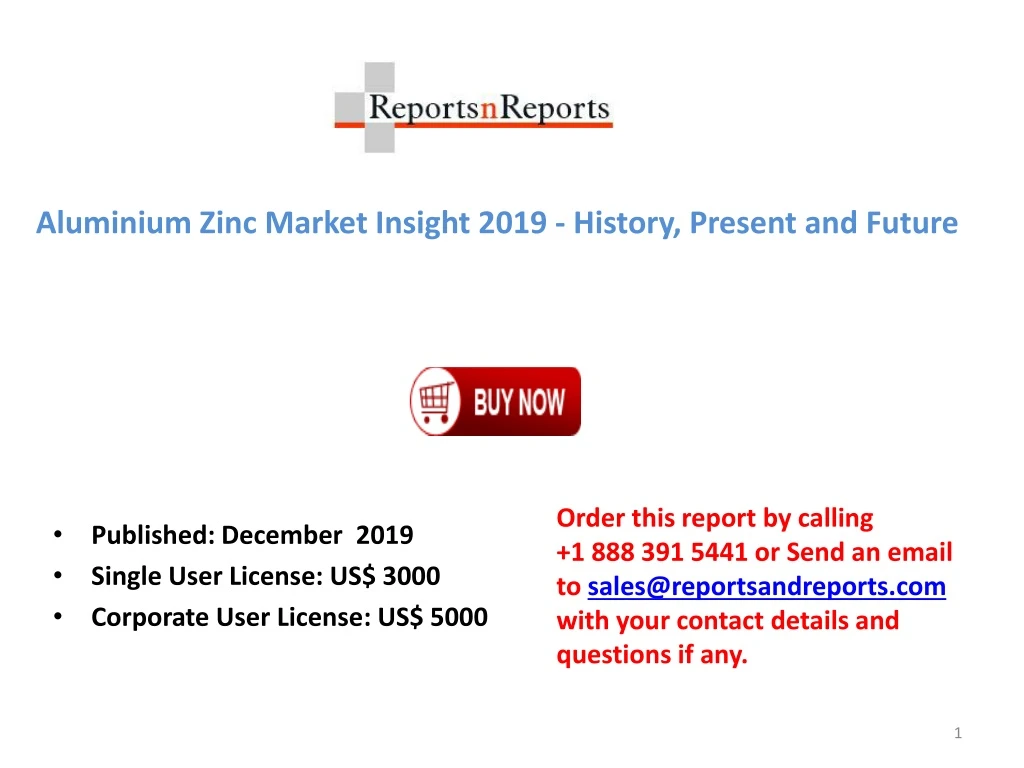 aluminium zinc market insight 2019 history