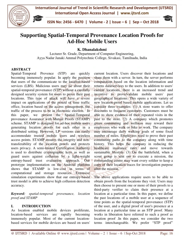 international journal of trend in international