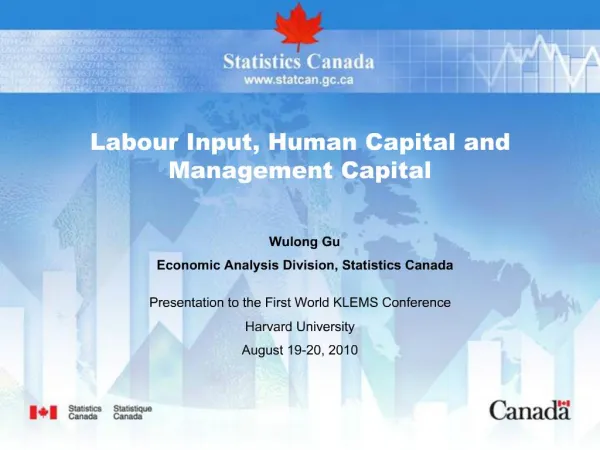 Labour Input, Human Capital and Management Capital