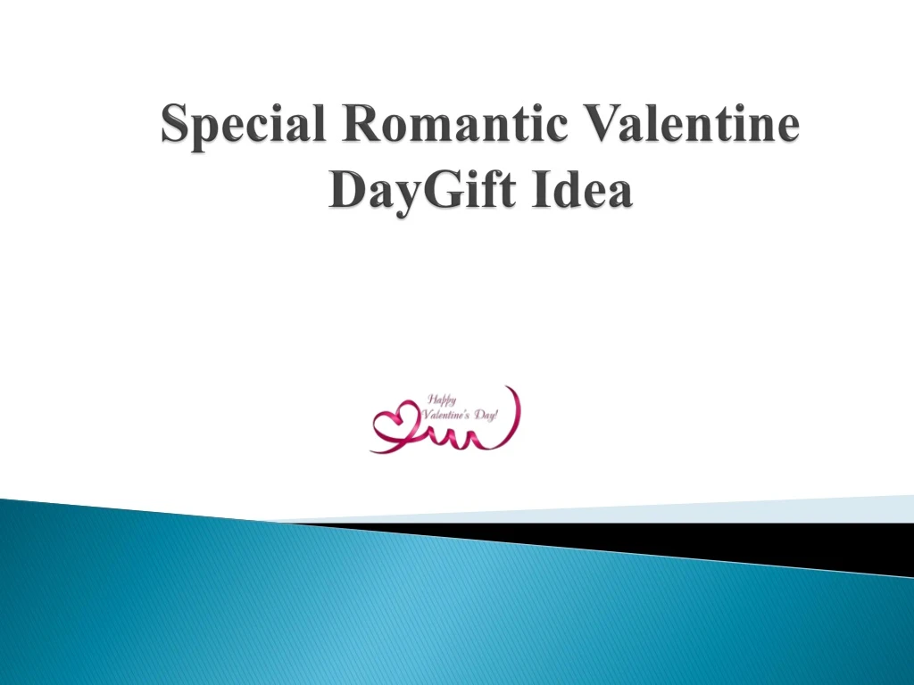 special romantic valentine daygift idea