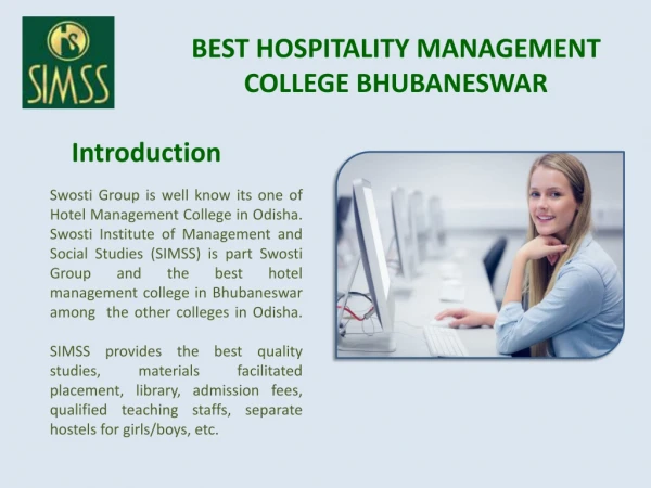 Best hospitality management colleges Bhubaneswar