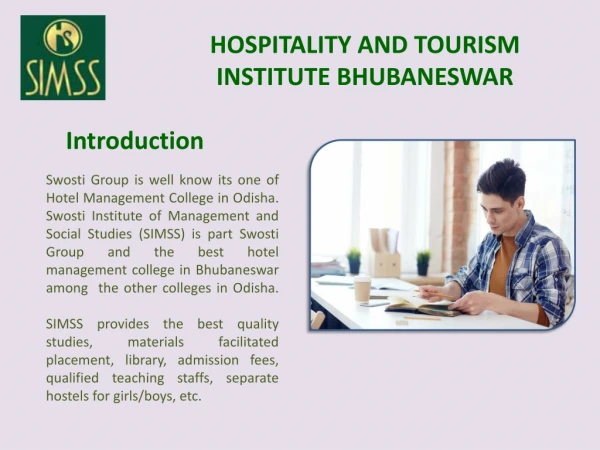 Hospitality and tourism institute near me Bhubaneswar