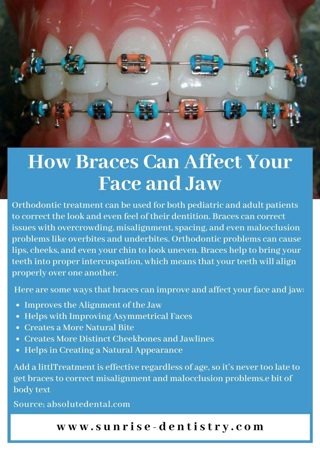 how braces can affect your face