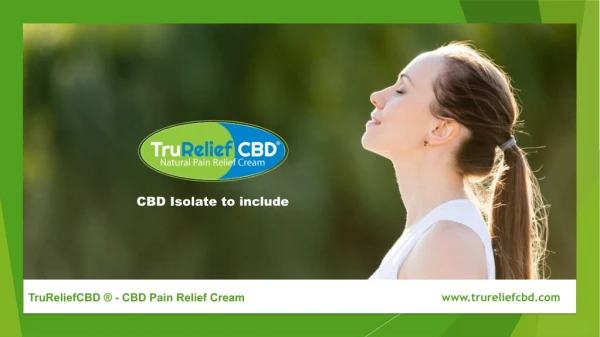 cbd isolate to include