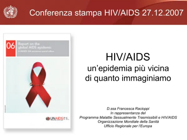 Conferenza stampa HIV