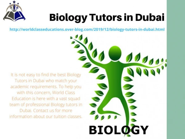 Biology Tutors in Dubai