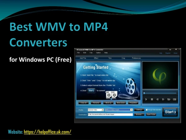 best wmv to mp4 converters