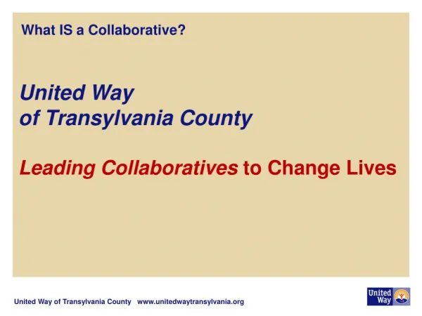 What IS a Collaborative?