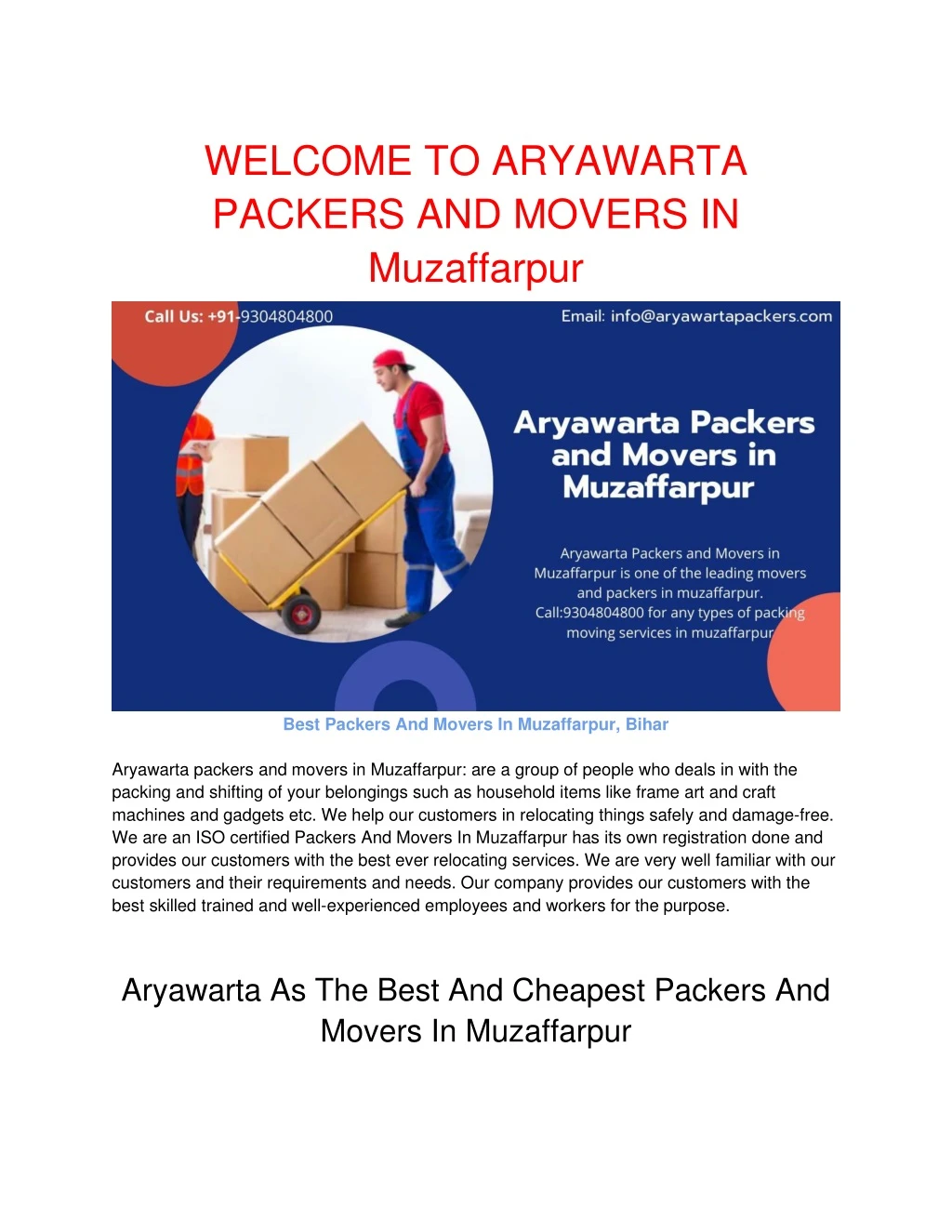 welcome to aryawarta packers and movers