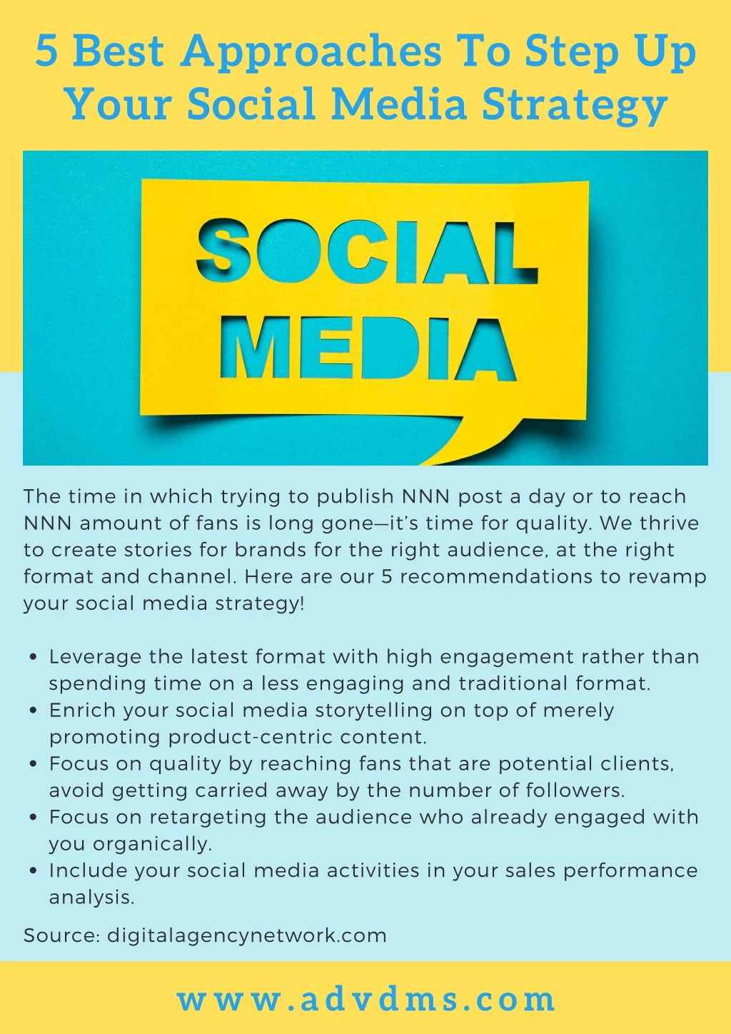 5 best approaches to step up your social media
