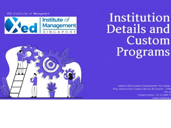 XED Institute of Management- Best Institute for Executive Education