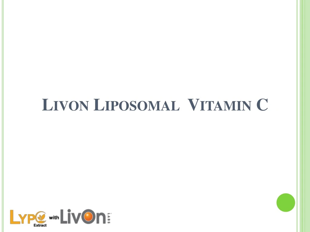 livon liposomal vitamin c