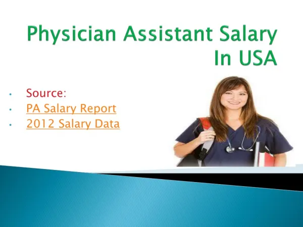 Information on PA(Physician Assistant) Earnings