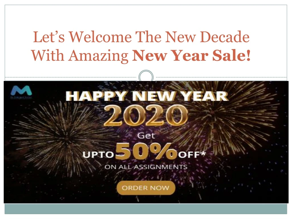 let s welcome the new decade with amazing new year sale