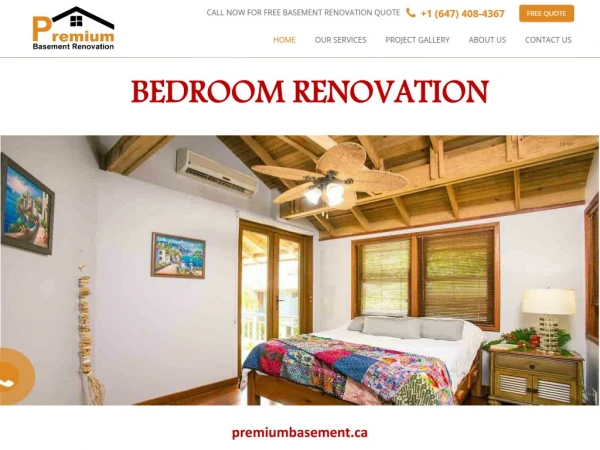 Bedroom Renovation -Premiumbasement