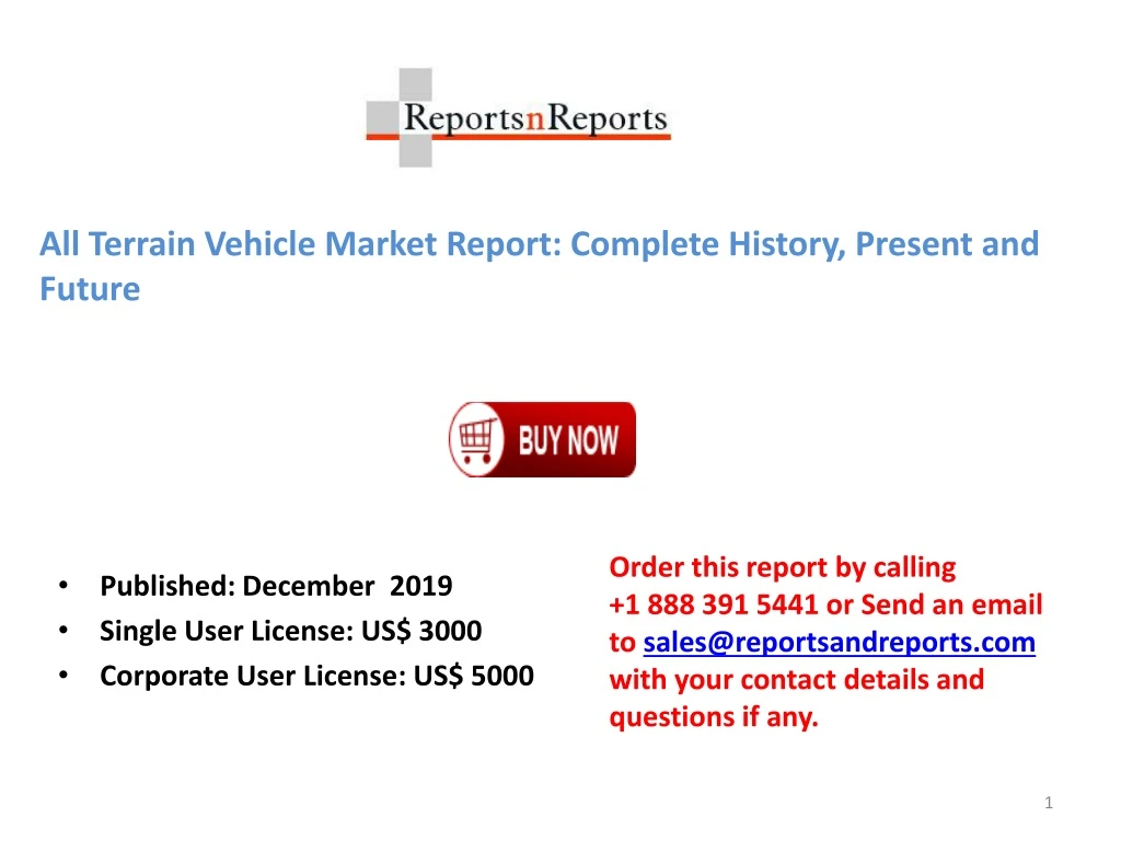 all terrain vehicle market report complete