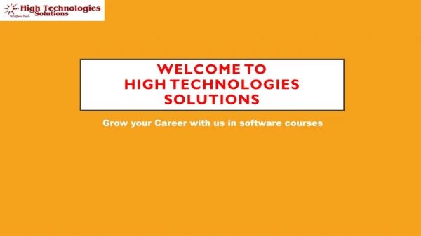 welcome to high technologies solutions