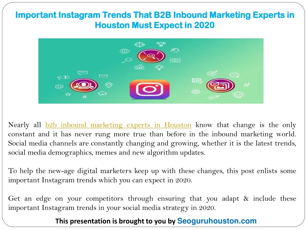 important instagram trends that b2b inbound