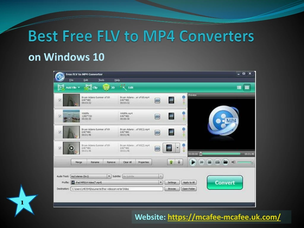 best free flv to mp4 converters