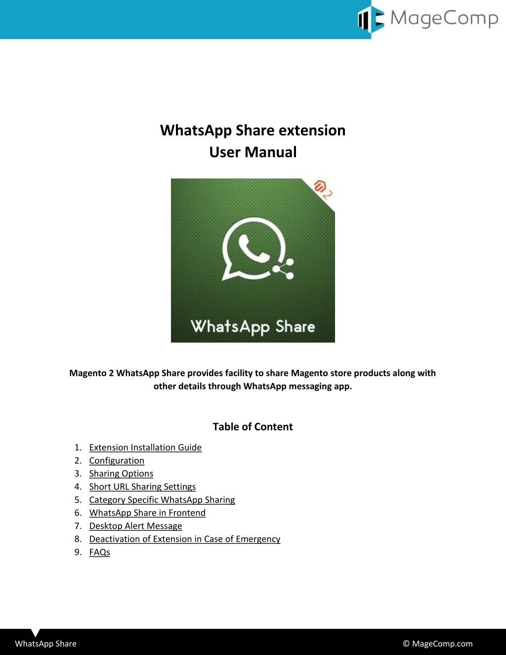whatsapp share extension user manual