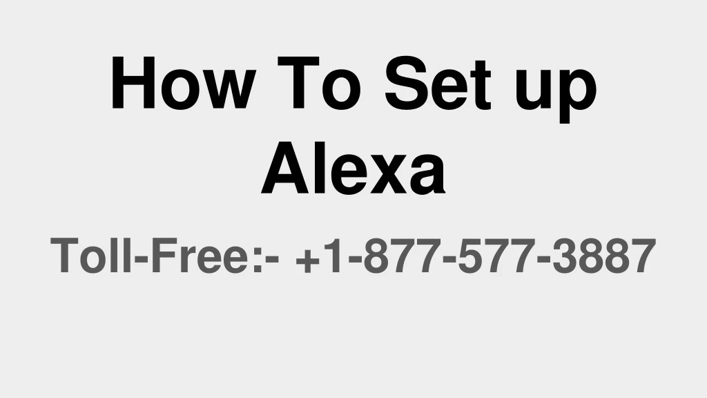 how to set up alexa