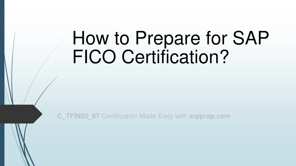 how to prepare for sap fico certification