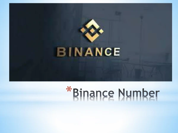 Binance phone number