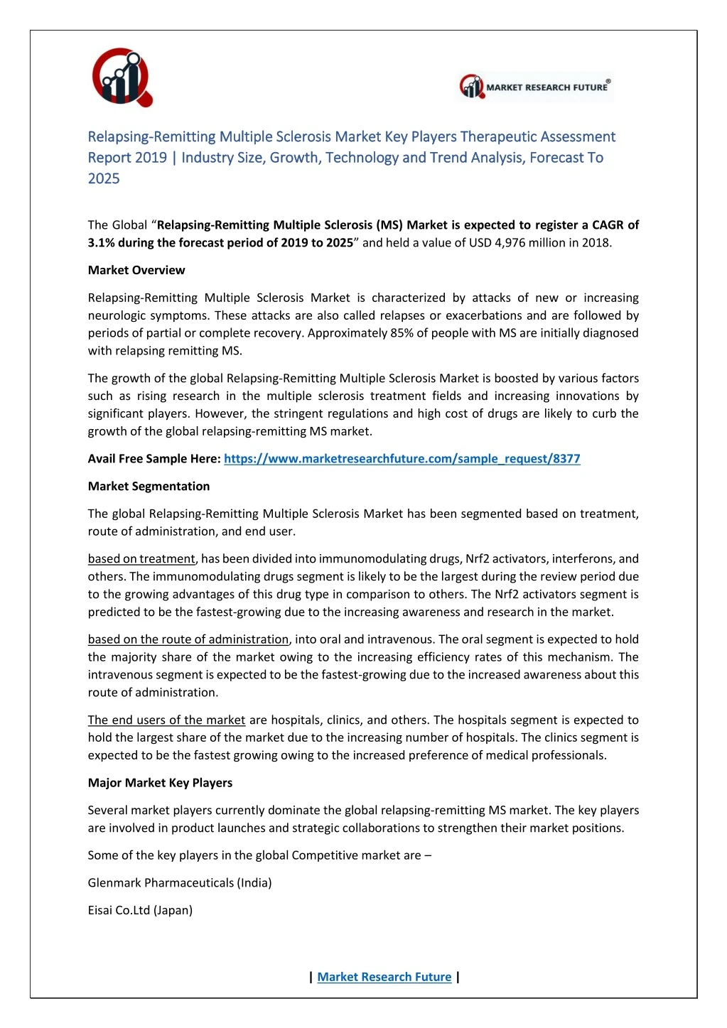 relapsing relapsing remitting multiple sclerosis