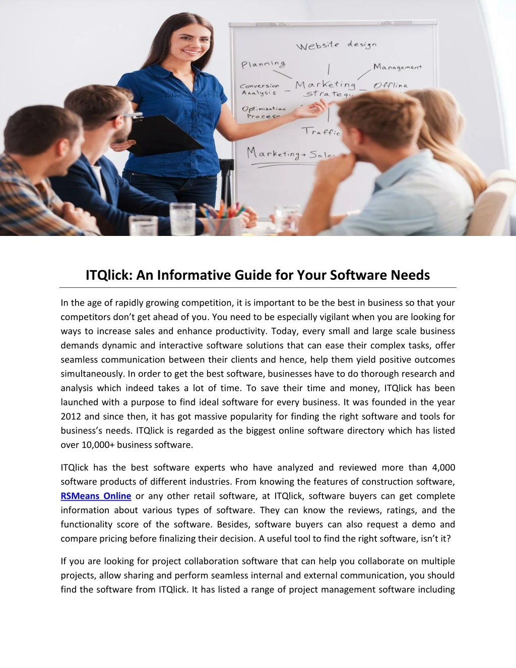 itqlick an informative guide for your software