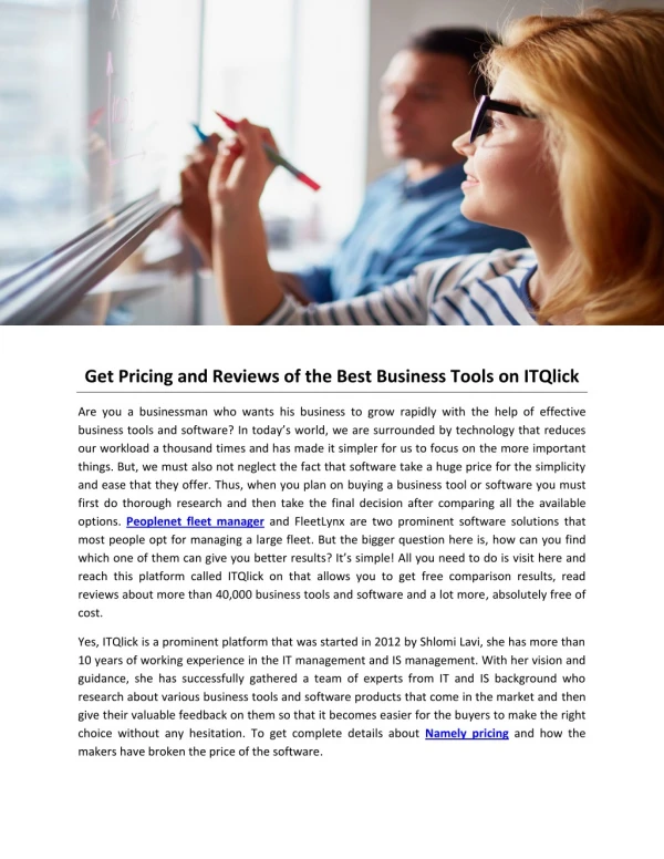 get pricing and reviews of the best business