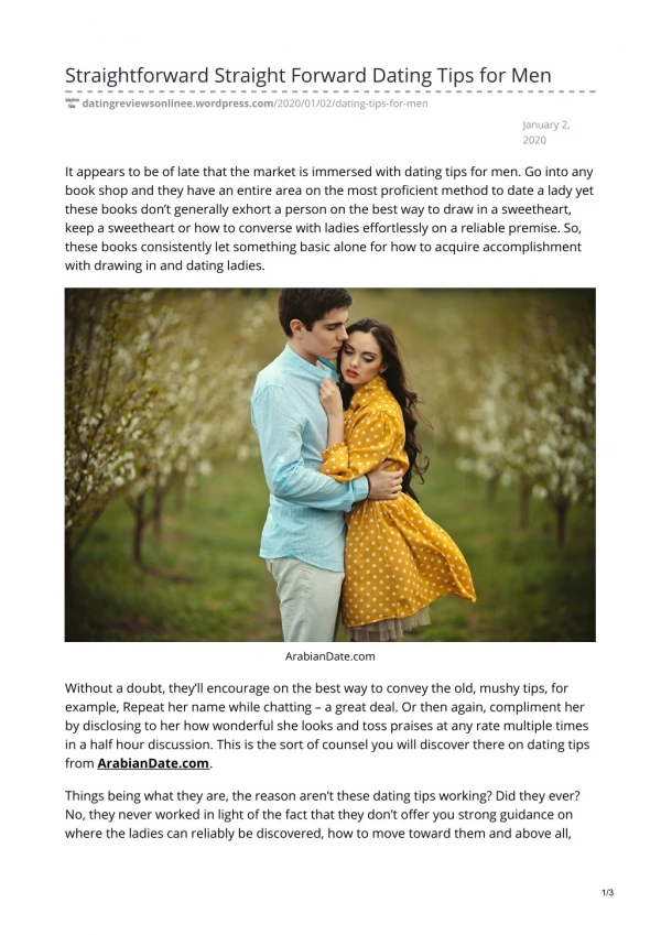 straightforward straight forward dating tips