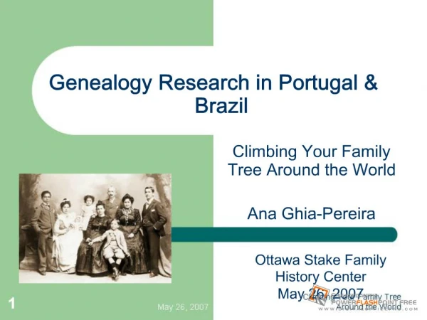 Genealogy Research in Portugal Brazil