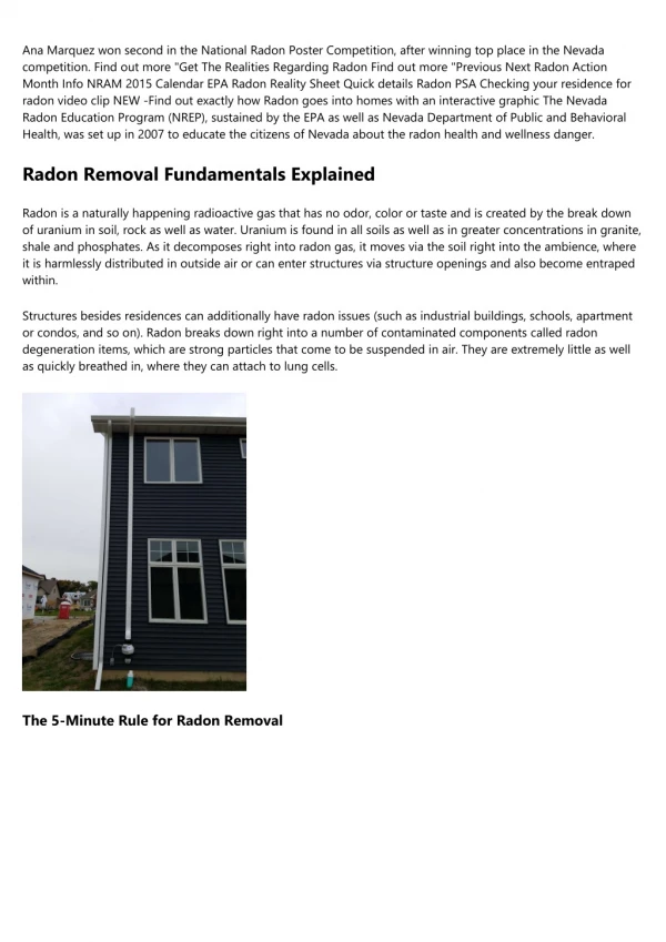 The Ultimate Guide To Radon Systems