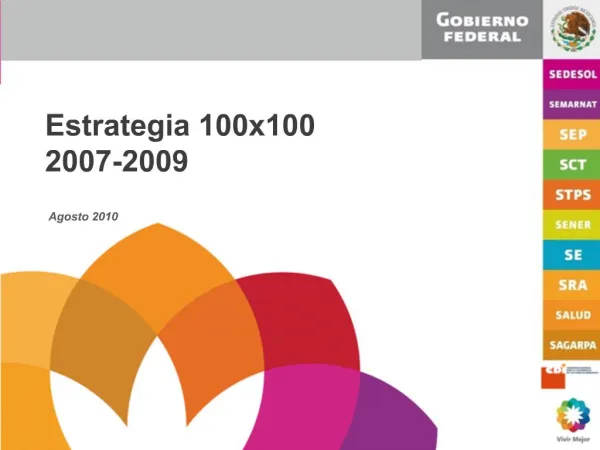 Estrategia 100x100 2007-2009
