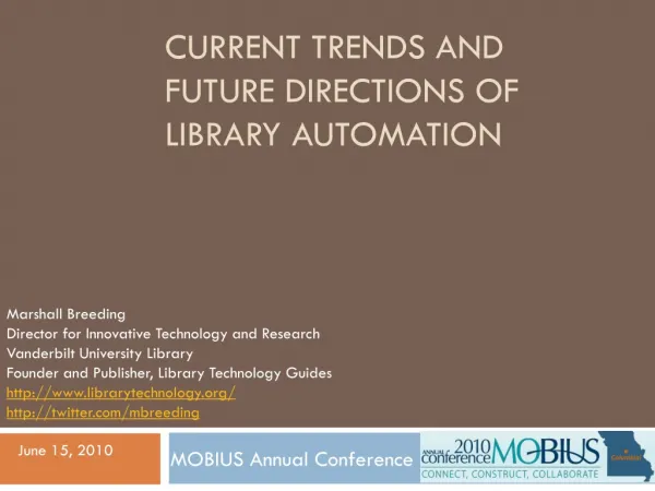 Current Trends and Future Directions of Library Automation