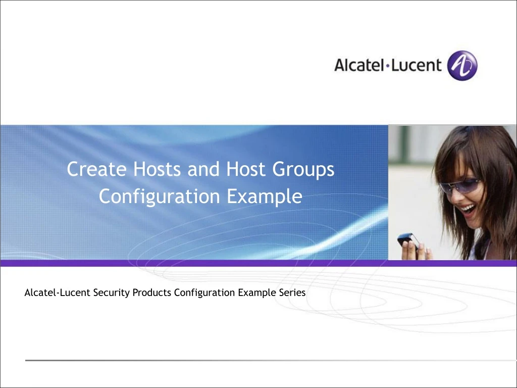 create hosts and host groups configuration example