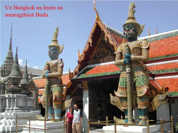 Vo Bangkok na hram na smaragdniot Buda.