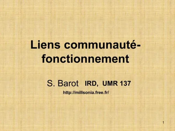 Liens communaut -fonctionnement