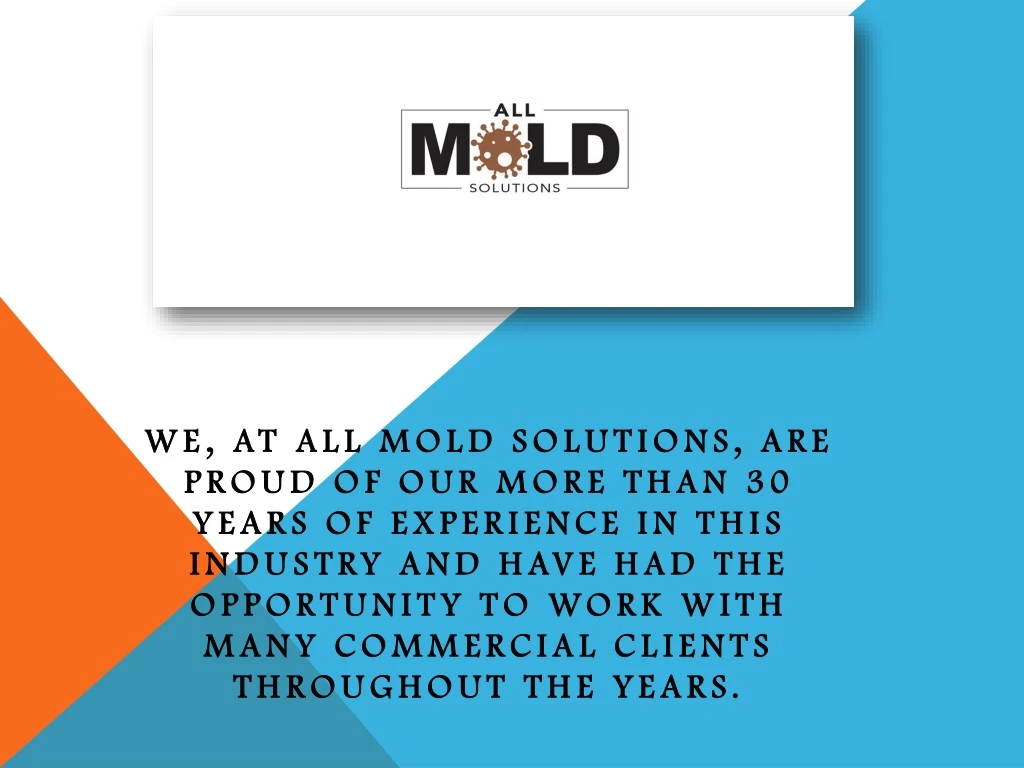 we at all mold solutions are proud of our more