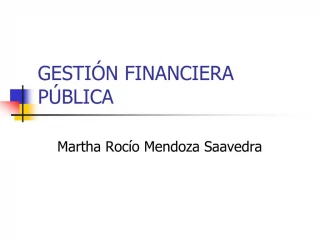 GESTI N FINANCIERA P BLICA - slide 1