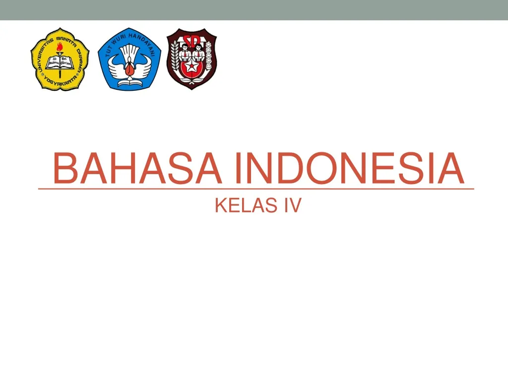 bahasa indonesia kelas iv