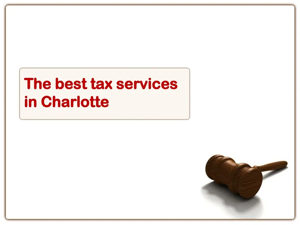 the best tax services in charlotte