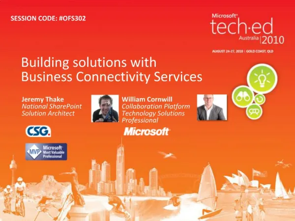Building solutions with Business Connectivity Services